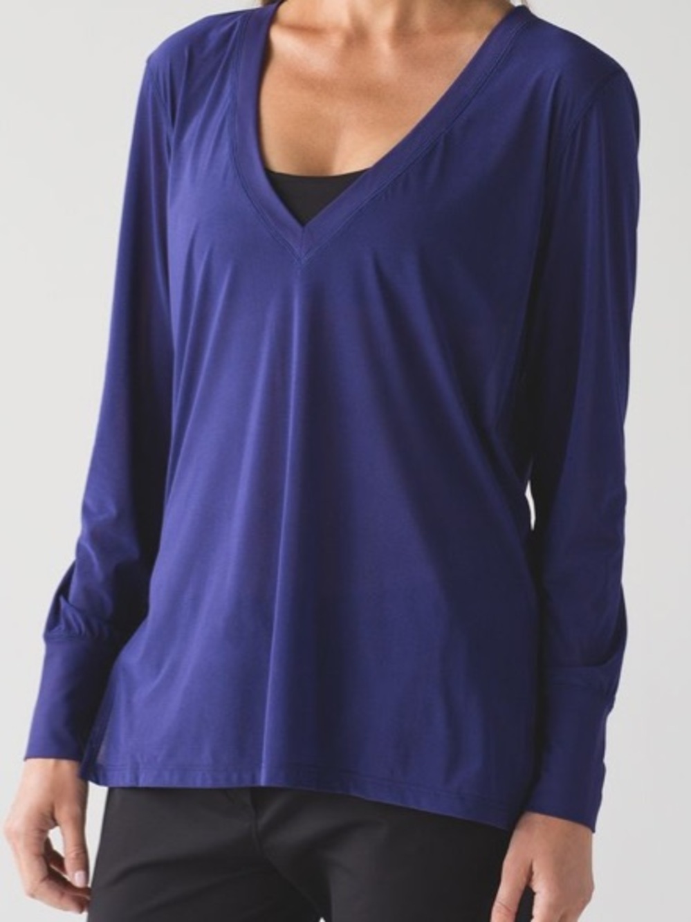 lululemon athletica Get Low Long Sleeve Top — Emperor Blue